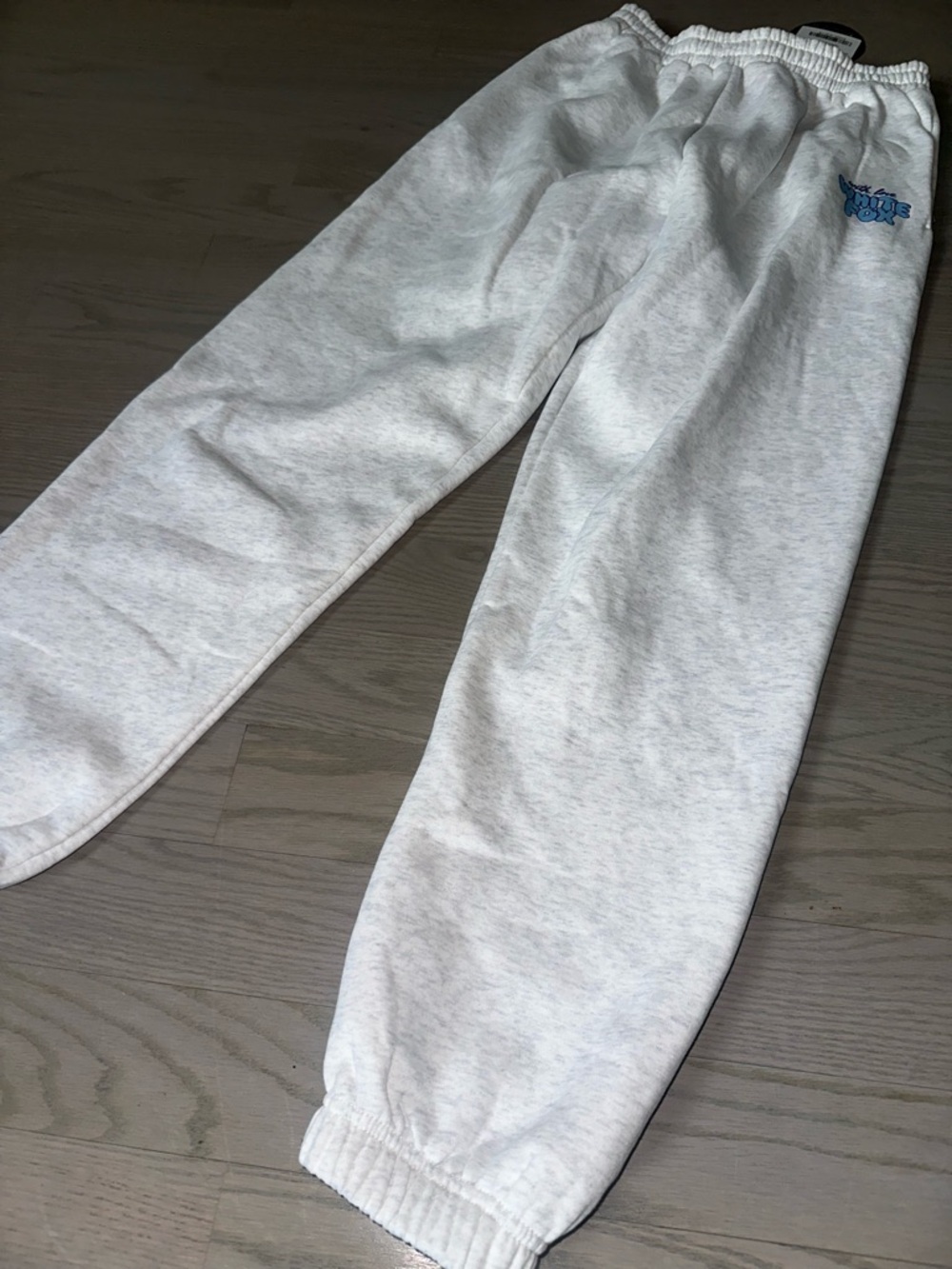 White Fox Boutique Light Heather Gray Jogger Sweatpants sz S